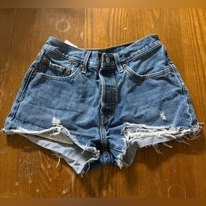 Levi’s Denim Distressed Women Shorts